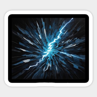 The abstract lighting Sticker